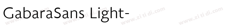 GabaraSans Light字体转换 GabaraSans Light字体转换
